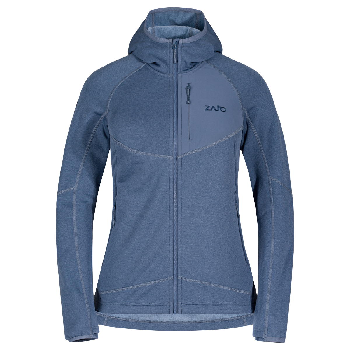 Amiko Women's Fleece Hooded Jacket — Harbor Blue