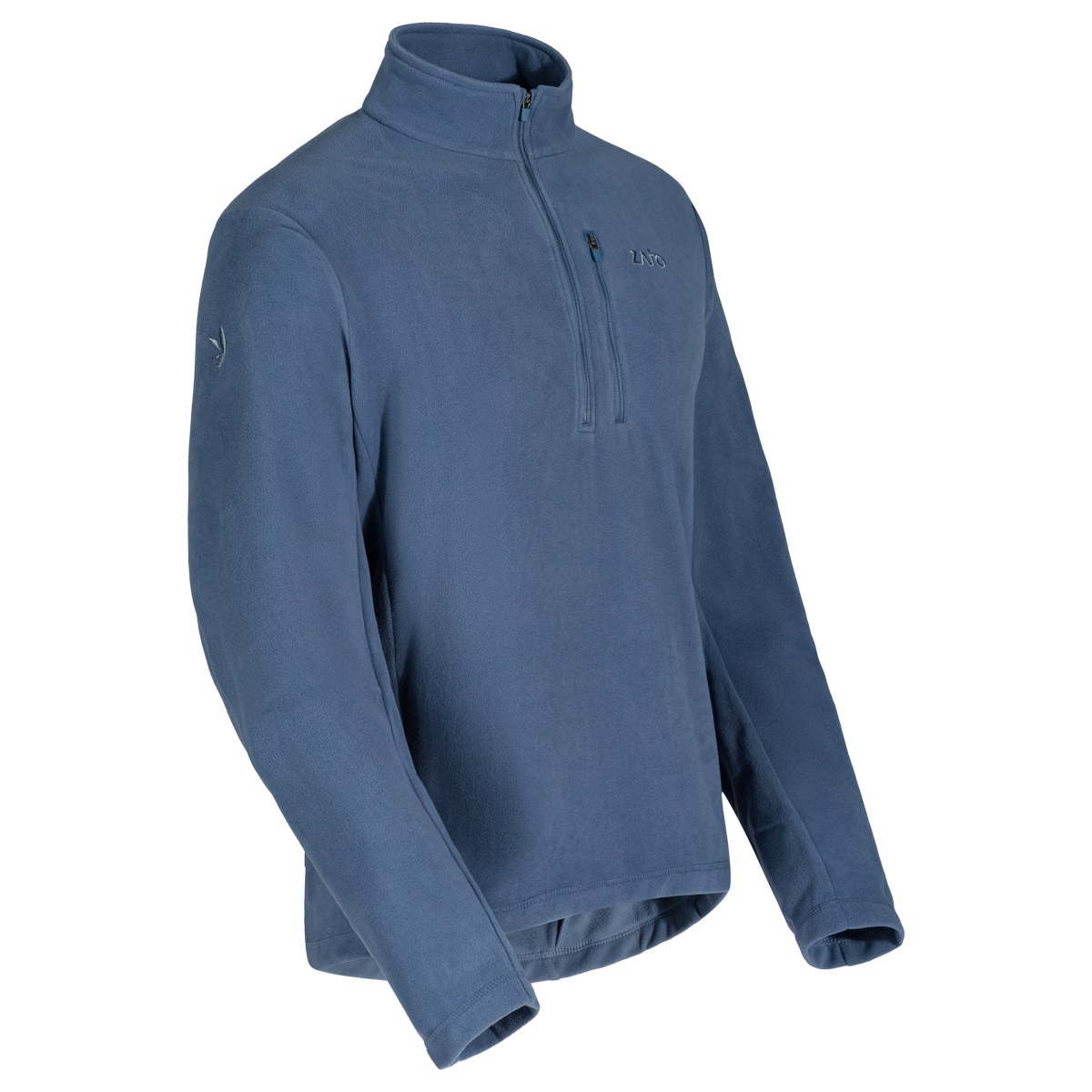 Auro Men's Fleece Zip Top — Harbor Blue