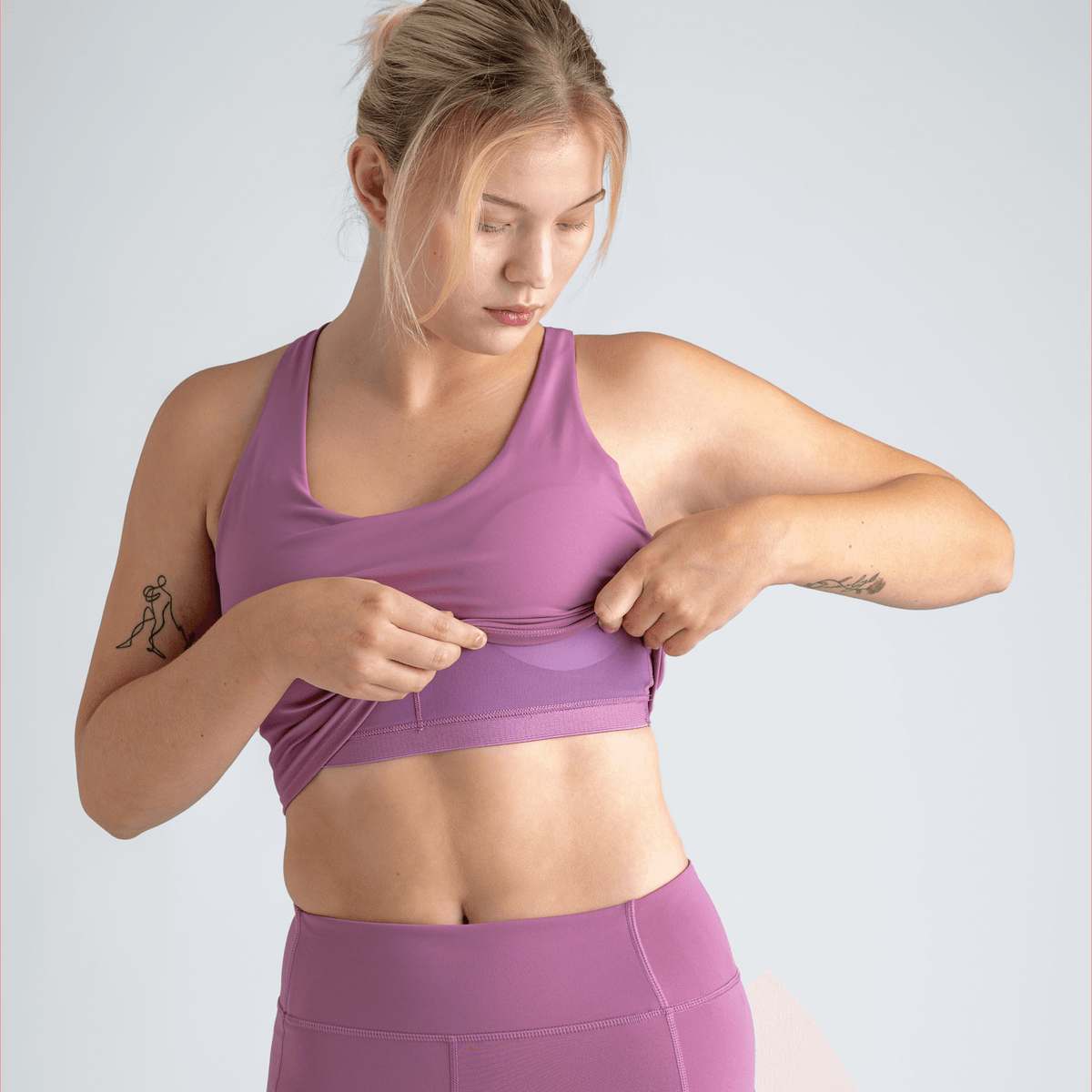 Fluo Women's Bra Top — Black