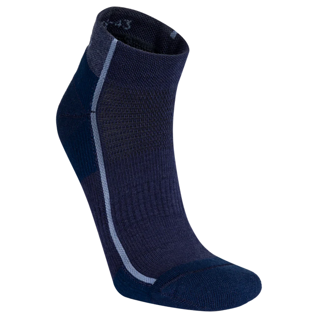 Hejma Merino Low Socks — Navy