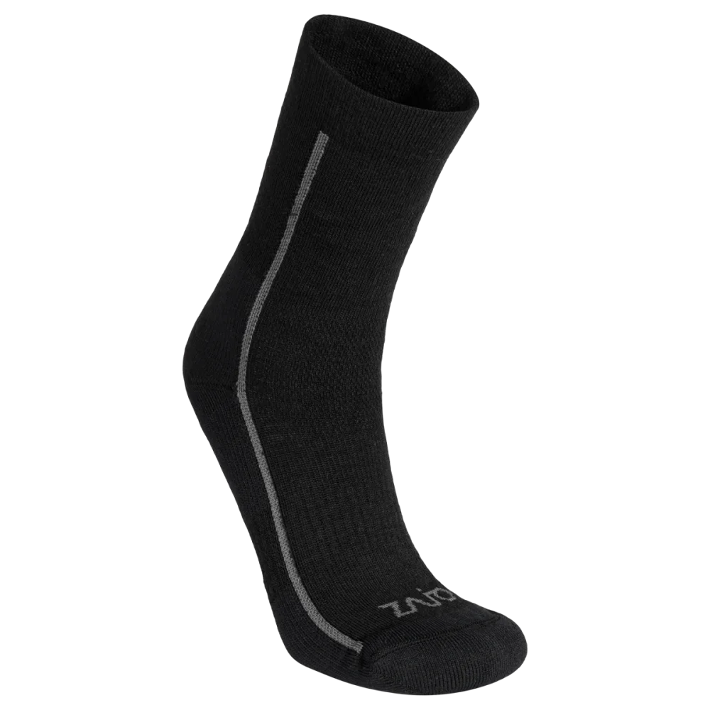 Hejma Merino Mid Socks — Black