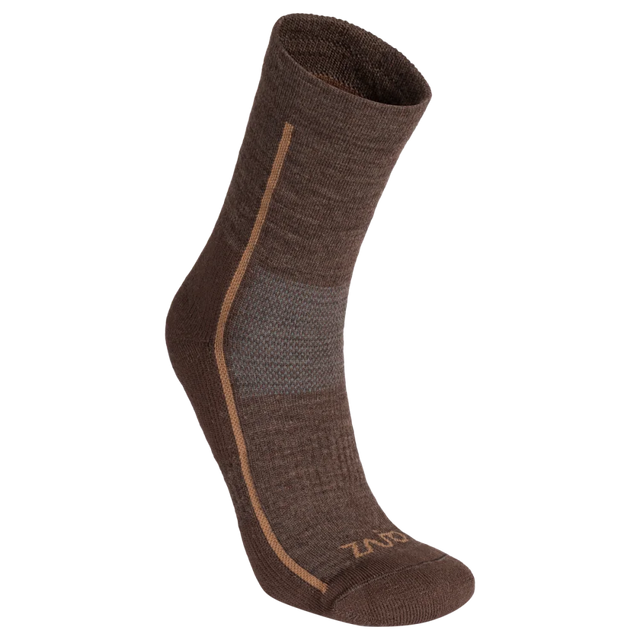 Hejma Merino Mid Socks — Cocoa Brown