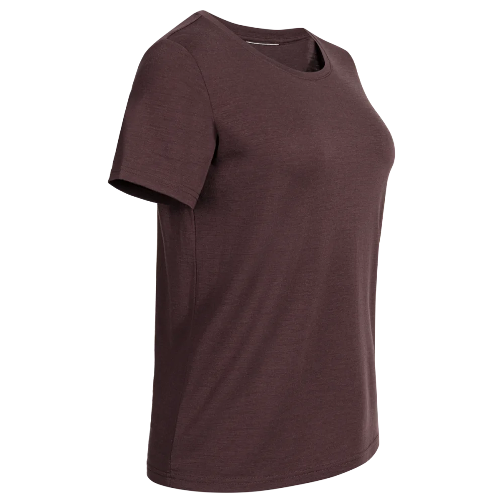 Kora Women's Merino T-shirt — Decadent Red