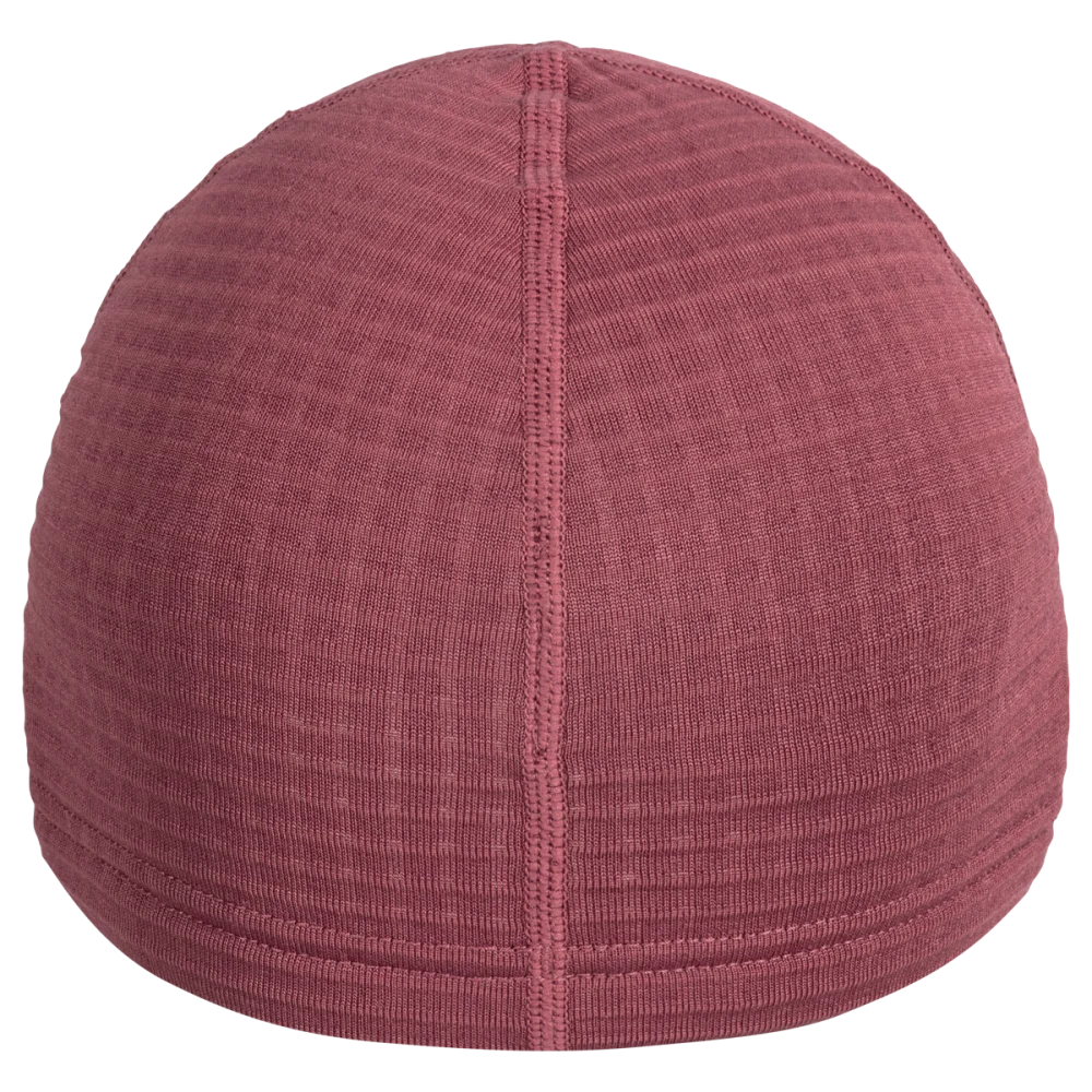 Kovri Merino Grid Beanie — Earth Red