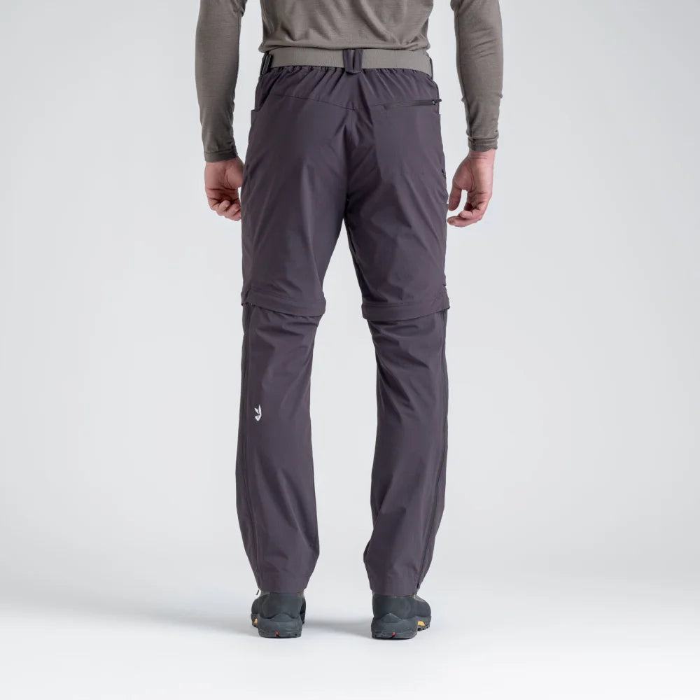 Pado Men's Zip-Off Pants — Espresso