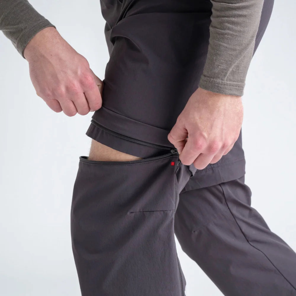 Pado Men's Zip-Off Pants — Espresso