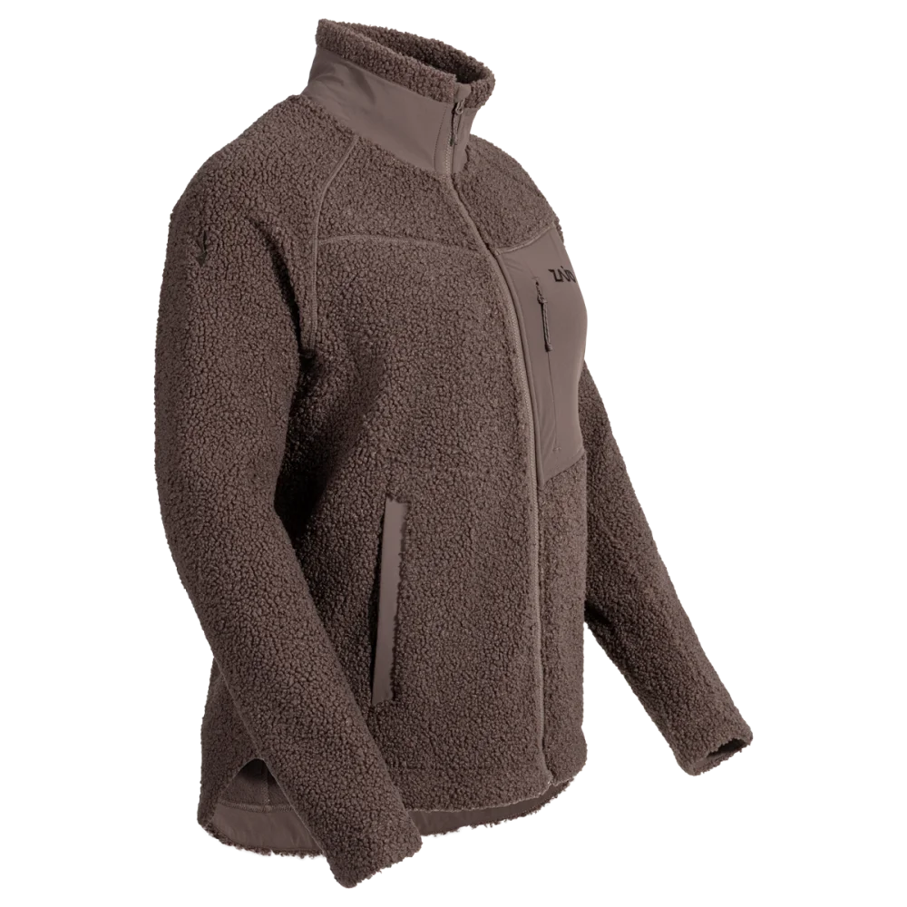 Palpo Women's Pile Fleece Jacket — Cocoa Brown