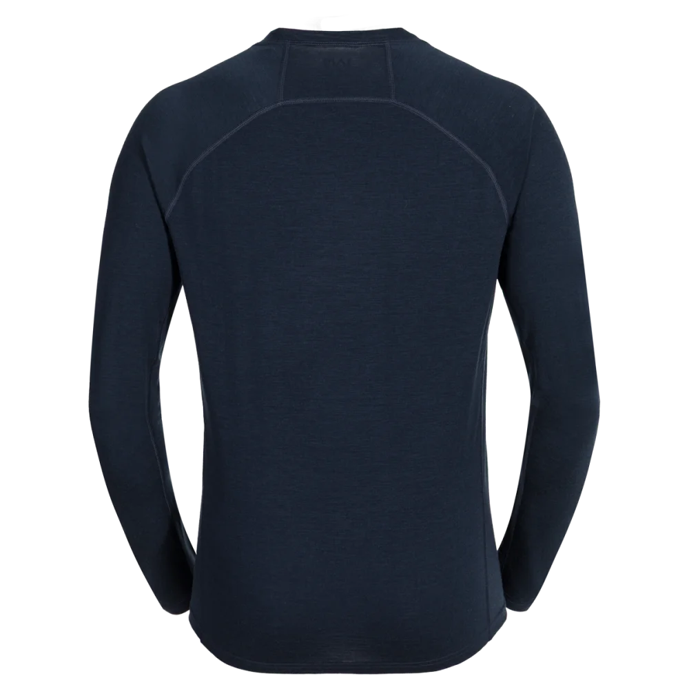 Senti Men's Merino Longsleeve — Dark Navy
