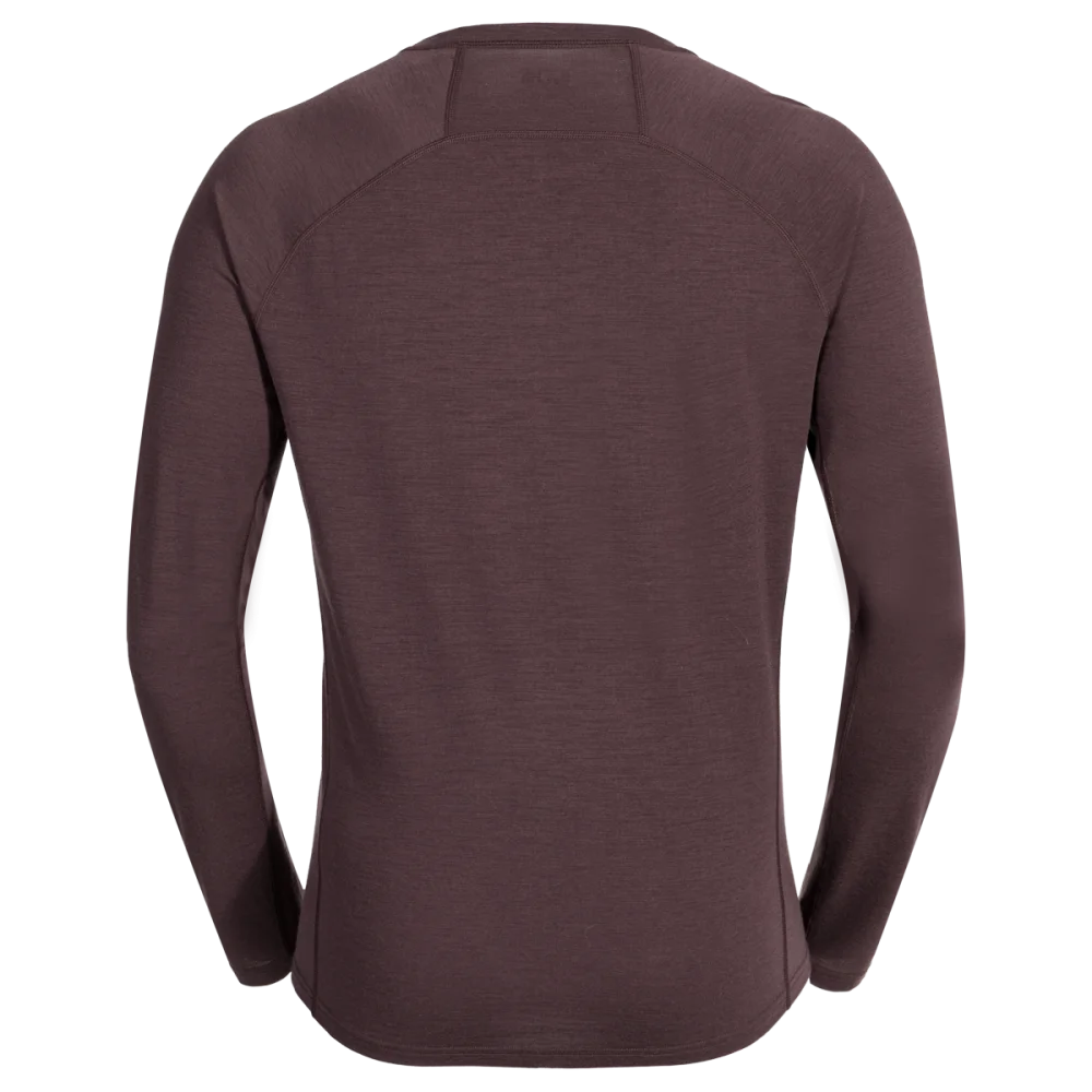 Senti Men's Merino Longsleeve — Decadent Red