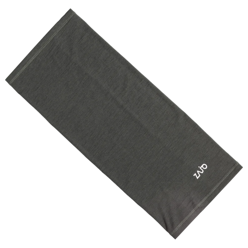 Senti Merino Multifunctional Scarf — Black Olive