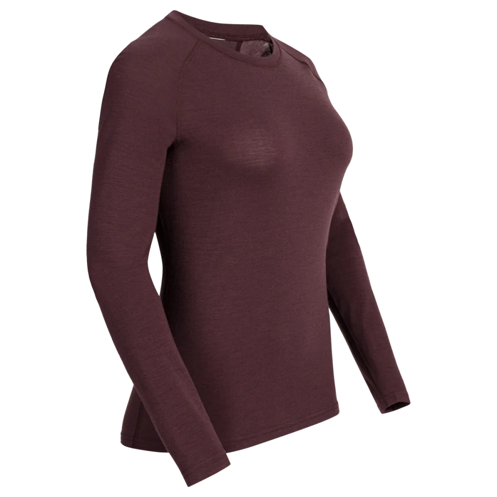 Senti Women's Merino Longsleeve — Decadent Red