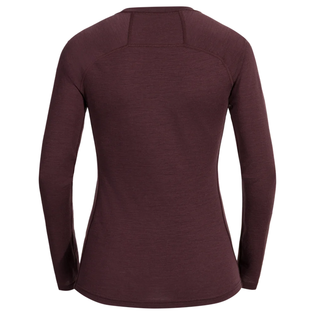 Senti Women's Merino Longsleeve — Decadent Red