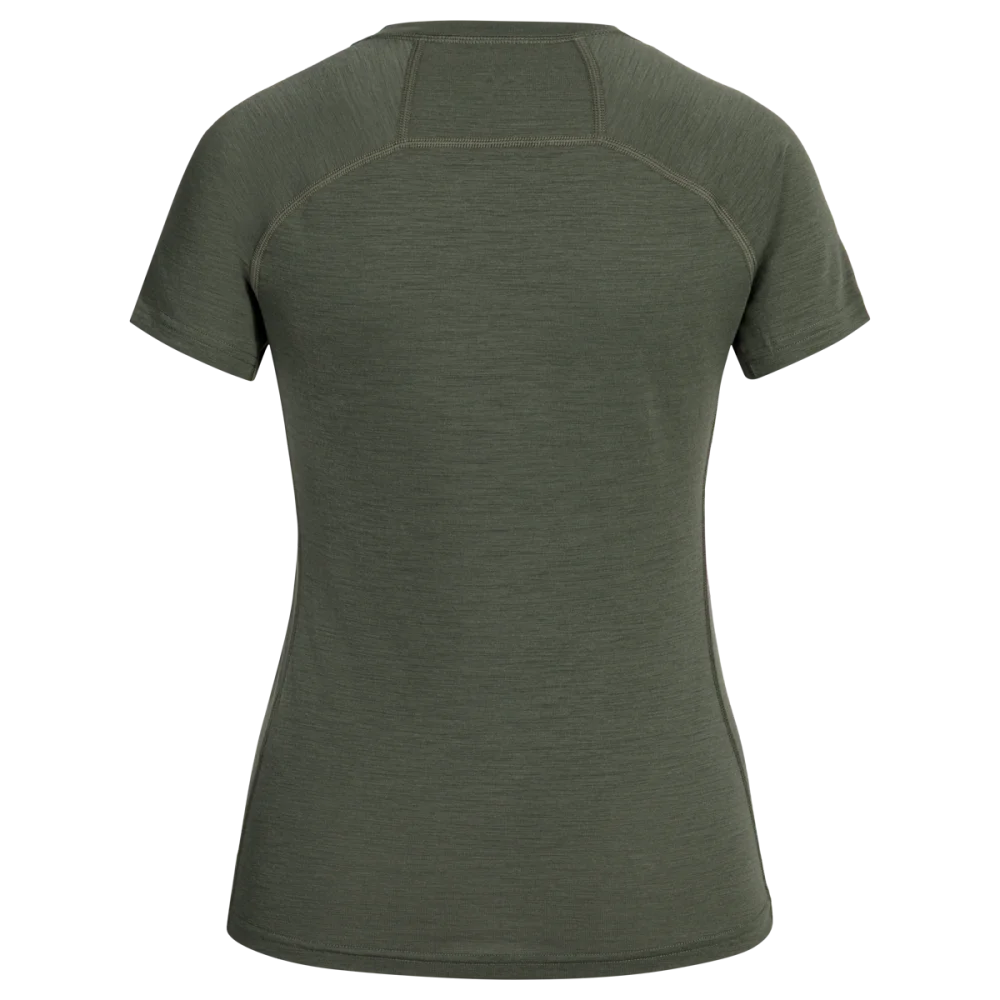 Senti Women's Merino T-shirt — Thyme Green