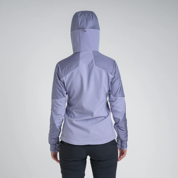 Spiro Women's Insulated Hybrid Jacket — Dove Grey