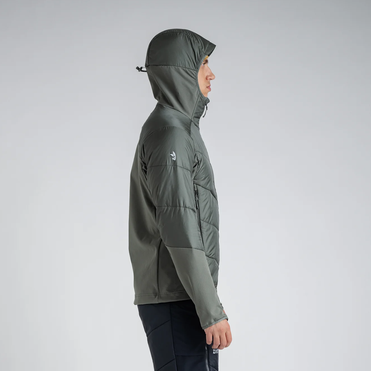 Spiro Men's Insulated Hybrid Jacket — Blue