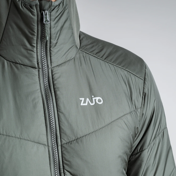 Spiro Men's Insulated Hybrid Jacket — Dove Grey
