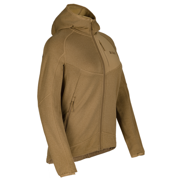 Amiko Women's Fleece Hooded Jacket — Golden Brown