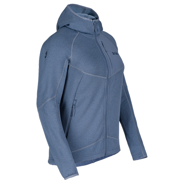 Amiko Women's Fleece Hooded Jacket — Harbor Blue