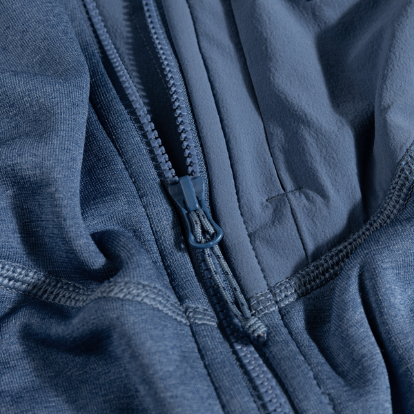 Amiko Women's Fleece Hooded Jacket — Harbor Blue