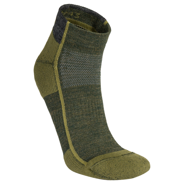 Hejma Merino Low Socks —  Avocado Green