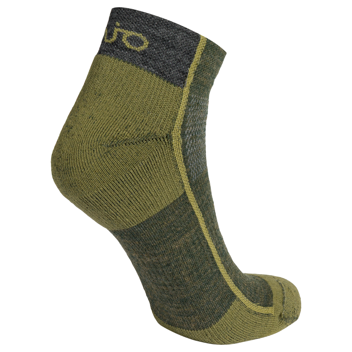 Hejma Merino Low Socks —  Avocado Green