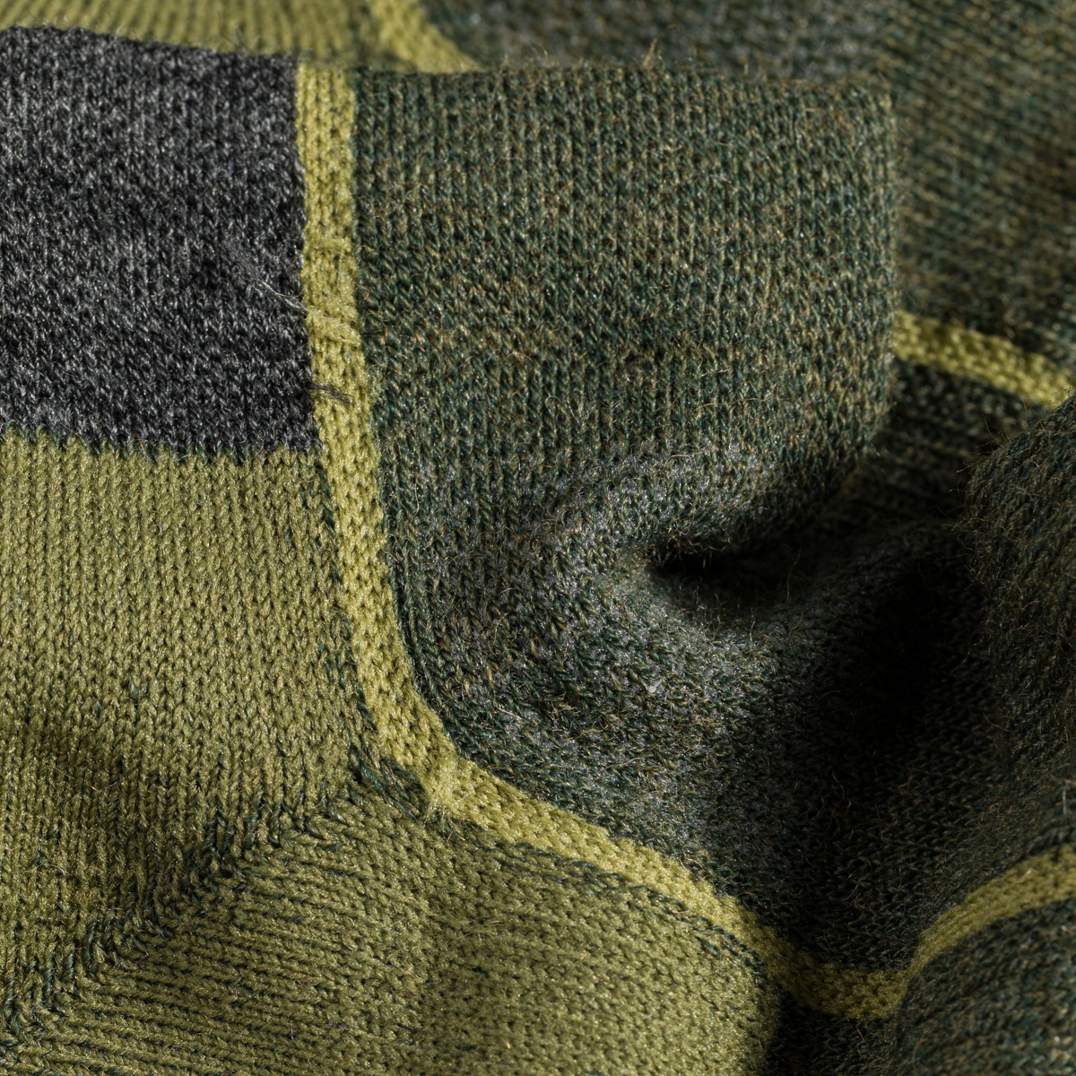Hejma Merino Low Socks —  Avocado Green