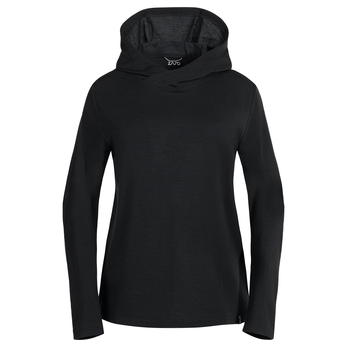 Kora Women's Merino Hoodie — Black