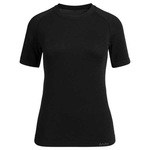 Lerta Women's Seamless Merino T-shirt Black