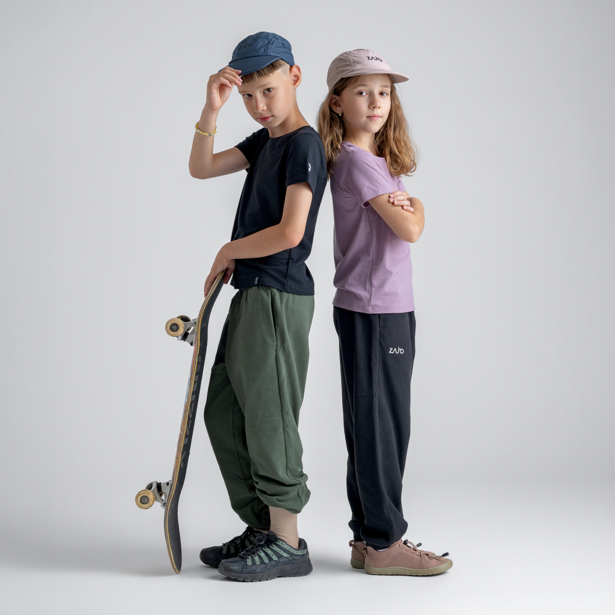 Amo Kid's Merino T-shirt — Light Rose