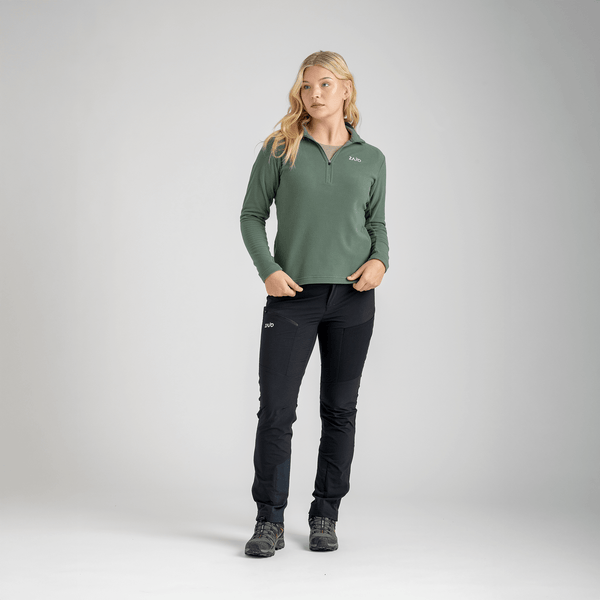 Auro Women's Fleece Zip Top — Dark Navy