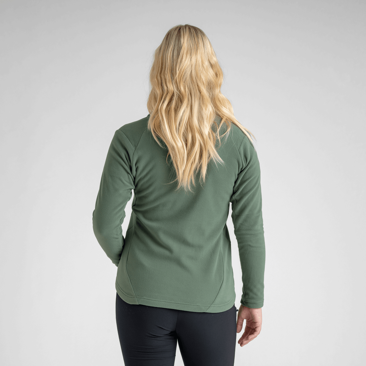 Auro Women's Fleece Zip Top — Light Beige