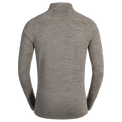 Hejma Men's Merino Zip Top — Taupe Beige