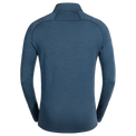 Hejma Men's Merino Zip Top — Blue