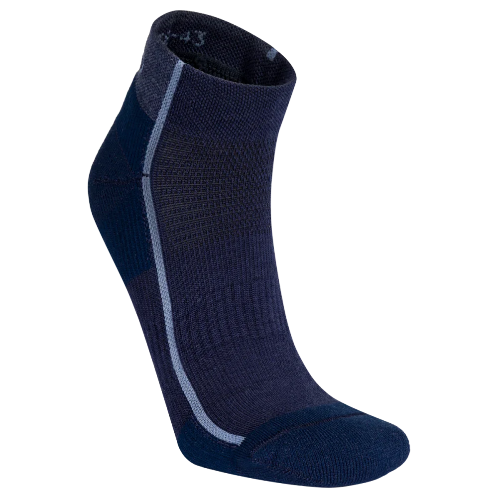 Hejma Merino Low Socks — Navy