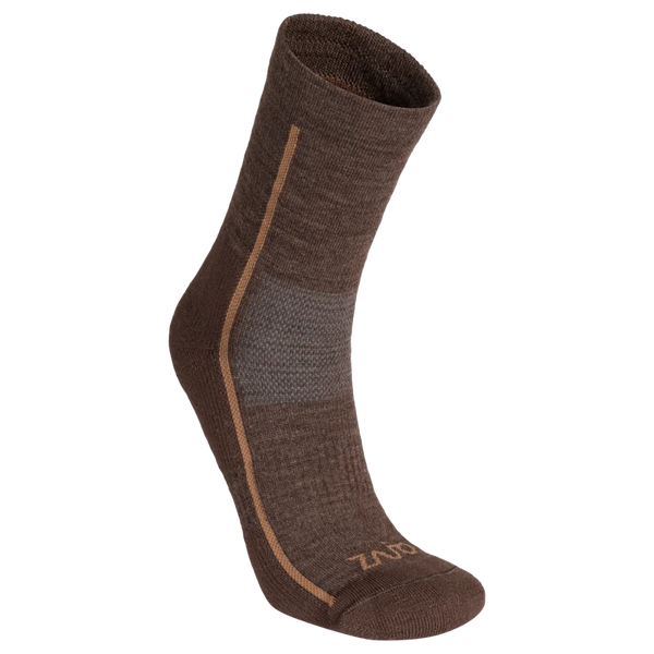 Hejma Merino Mid Socks — Cocoa Brown