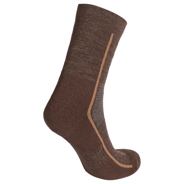 Hejma Merino Mid Socks — Cocoa Brown