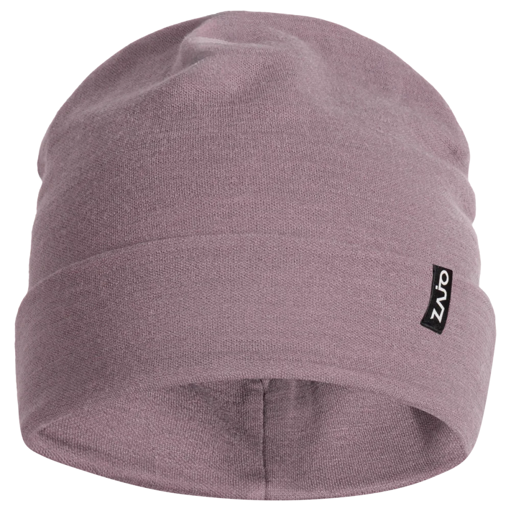 Hejma Merino Slouchy Beanie — Grape Mauve