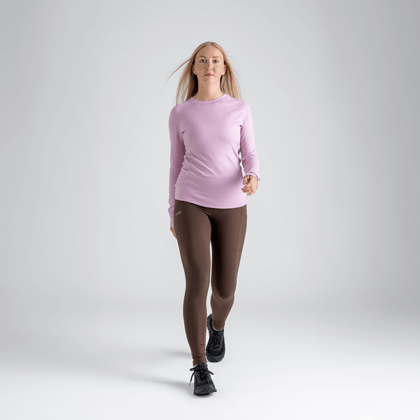 Hejma Women's Merino Longsleeve — Grape Mauve