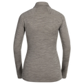 Hejma Women's Merino Zip Top — Taupe Beige