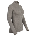 Hejma Women's Merino Zip Top — Taupe Beige