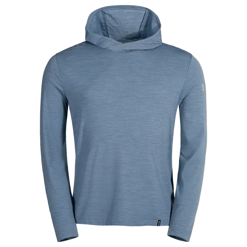Kora Men's Merino Hoodie — Blue