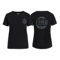 Kora Women's Merino T-shirt — Black Element