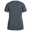 Kora Women's Merino T-shirt — Grey Navy