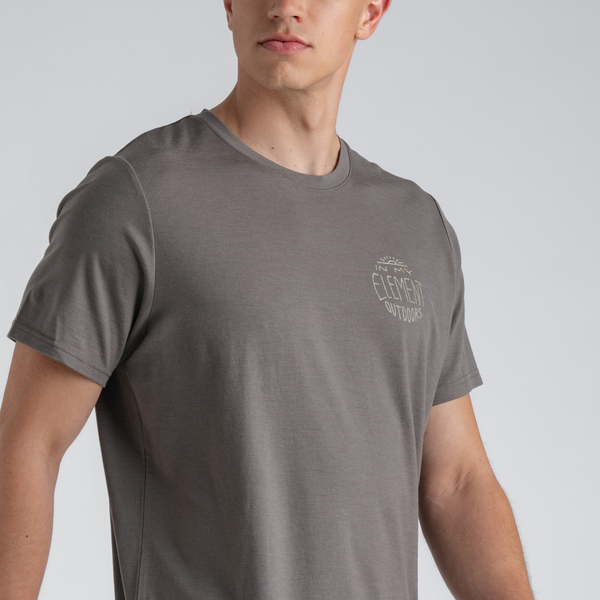 Kora Men's Merino T-shirt — Black