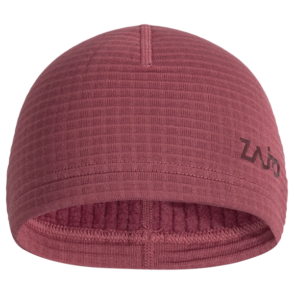 Kovri Merino Grid Beanie — Earth Red