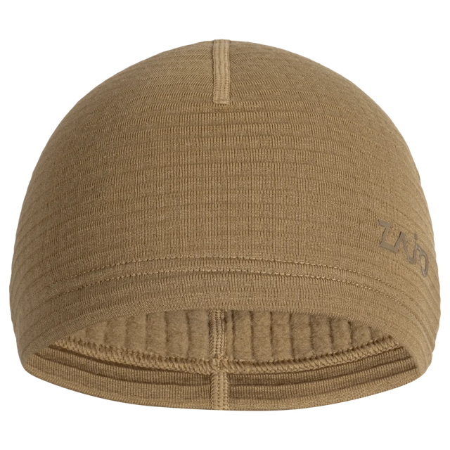 Kovri Merino Grid Beanie — Golden Brown