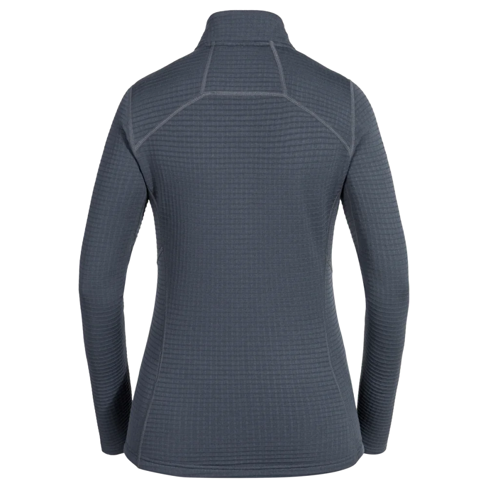 Kovri Women's Merino Grid Jacket — Grey Navy