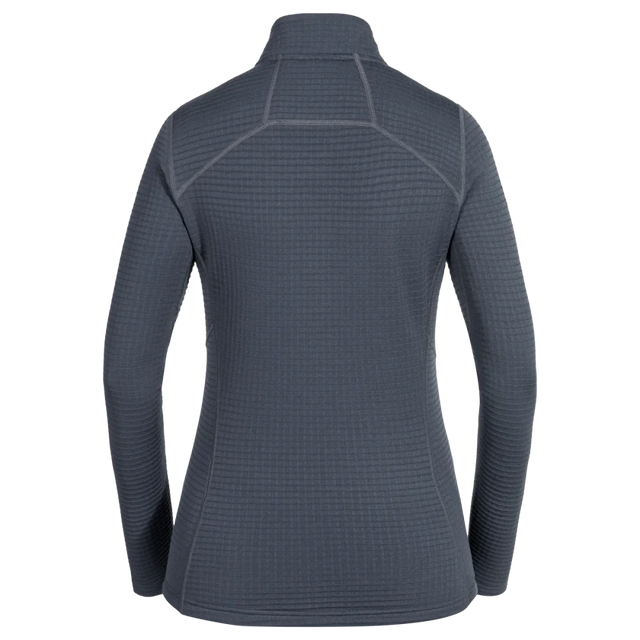 Kovri Women's Merino Grid Jacket — Grey Navy