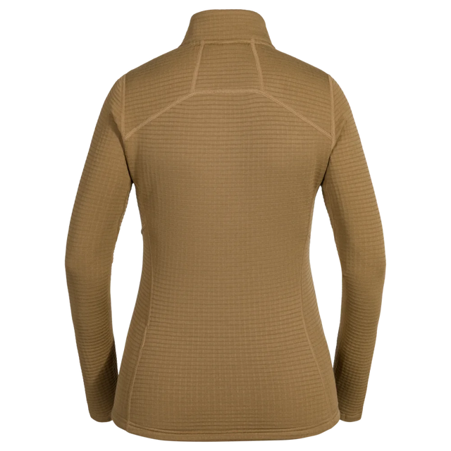 Kovri Women's Merino Grid Jacket — Golden Brown