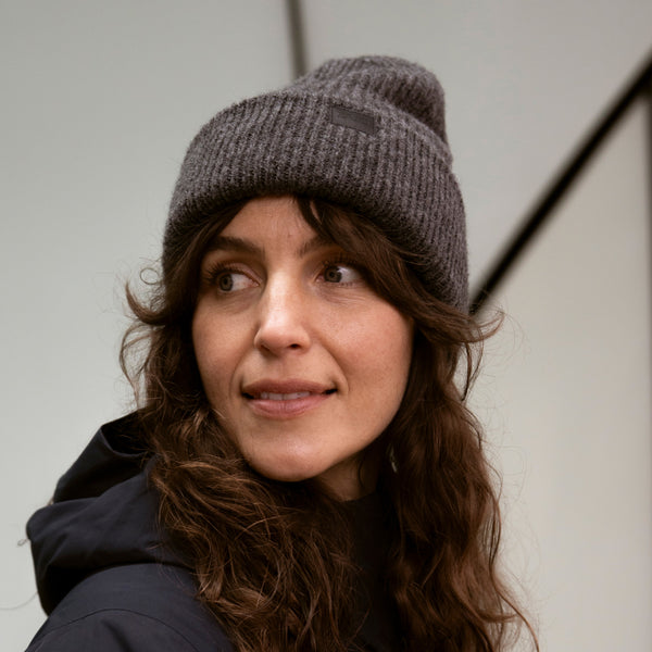 Lana Alpaca Wool Beanie —  Off White